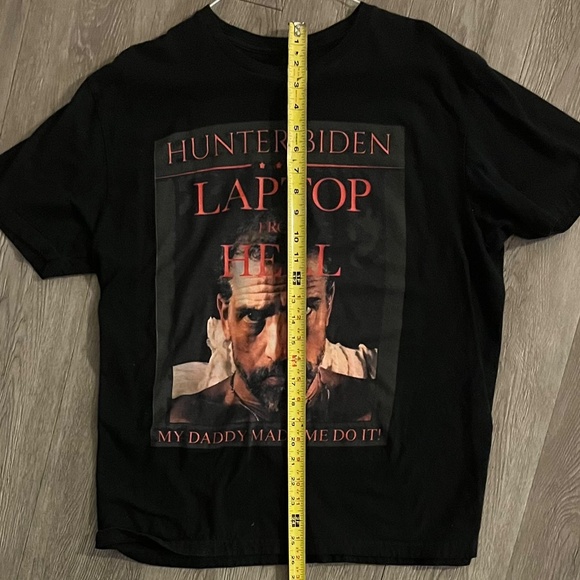 Hunter Biden MAGA "Laptop From Hell" T-Shirt Large - Picture 6 of 6